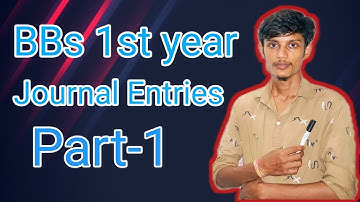 Journal Entries part 1 // BBS 1st years // Full class