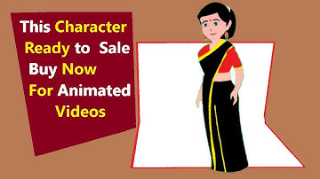 Female Characters, Lady Characters, Village Women Characters for youtube videos Cartoon Animator 4