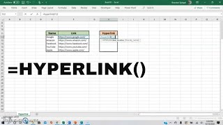 Hyperlink Formula in Excel. How to Make Multiple Hyperlinks Very Fast