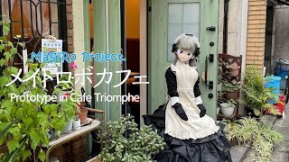 Life with maid robot cafés -MaSiRo Project Prototype café-