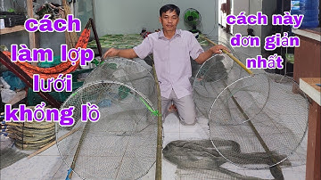 cách làm lợp khổng lồ bằng lưới đơn giản và hiệu quả.#fishtrap