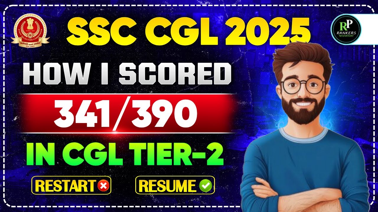 SSC CGL 2025 Mains Strategy to Score 340+ Marks | RANKERS PATHSHALA ...