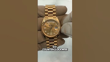 Here is how to set a Rolex Day-Date 😍 #rolex #daydate #rolexdaydate #bigmoe #bigmoeinc