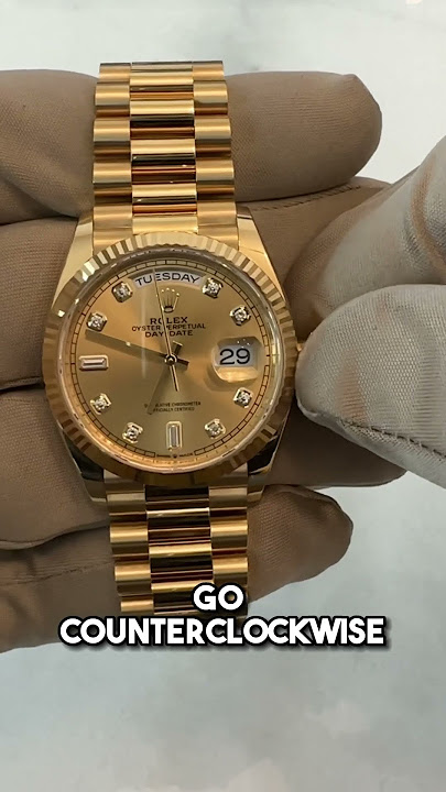 Here is how to set a Rolex Day-Date 😍 #rolex #daydate #rolexdaydate #bigmoe #bigmoeinc