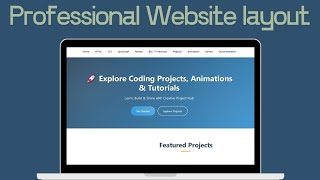 How to Make a Website Using HTML and CSS - Part 1  | Complete Homepage Design Tutorial 2025