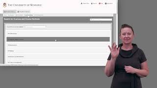 Student Planning 3 - Finding a Course -  in ASL
