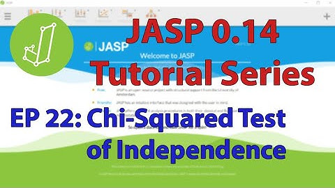 JASP 0.14 Tutorial: Chi-Squared Test of Independence (Contingency Tables) (Episode 22)