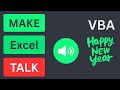 Make Excel Say 'Happy New Year!' using VBA