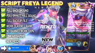Script Skin Freya Legend - Galactic Vanquisher No Password | Full Effect Voice | Patch Terbaru