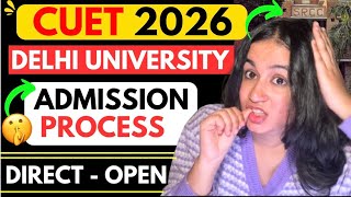 🚨(GOOD NEWS) Delhi University Admission 2026 - sabka hoga admission🥳