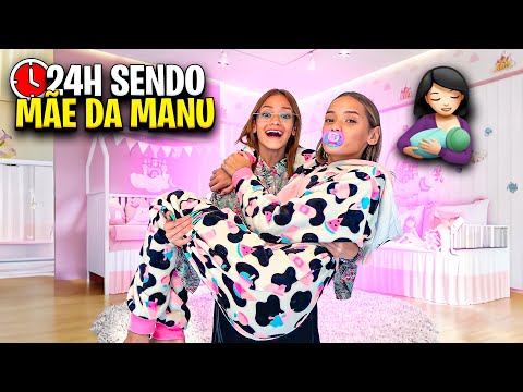 24 HORAS SENDO MÃE DA MANU MAIA