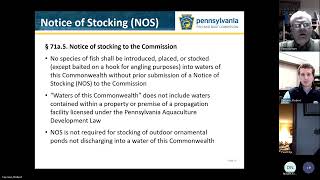PFSC Chapter 71a (Fish Stocking) Briefing Webinar