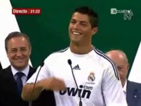 CRISTIANO RONALDO SAYING HALA MADRID 