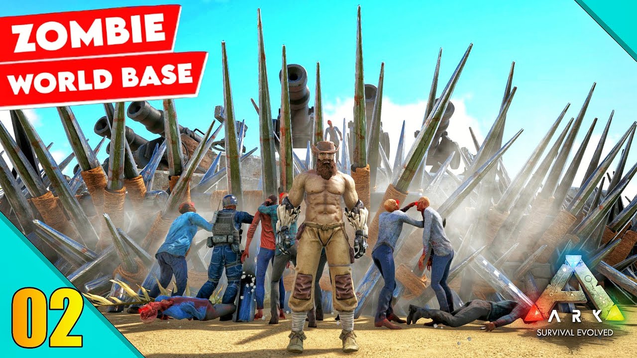 BUILDING MY ZOMBIE SHELTER IN ZOMBIEWORLD 🔥🔥 : ARK Zombie World PVP ...