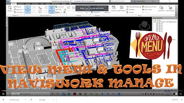 View Menu &Tools In Naviswork Manage