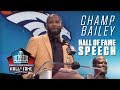 Champ Bailey FULL Hall of Fame Speech | 2019 Pro Football Hall of Fame | NFL