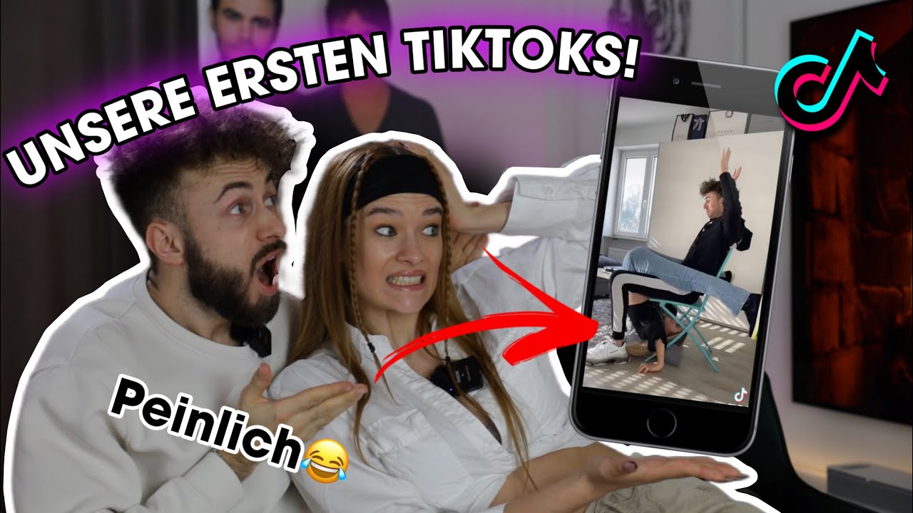 Wir reagieren auf unsere ERSTEN TIKTOKS 😂 *peinlich* | stineundmarc