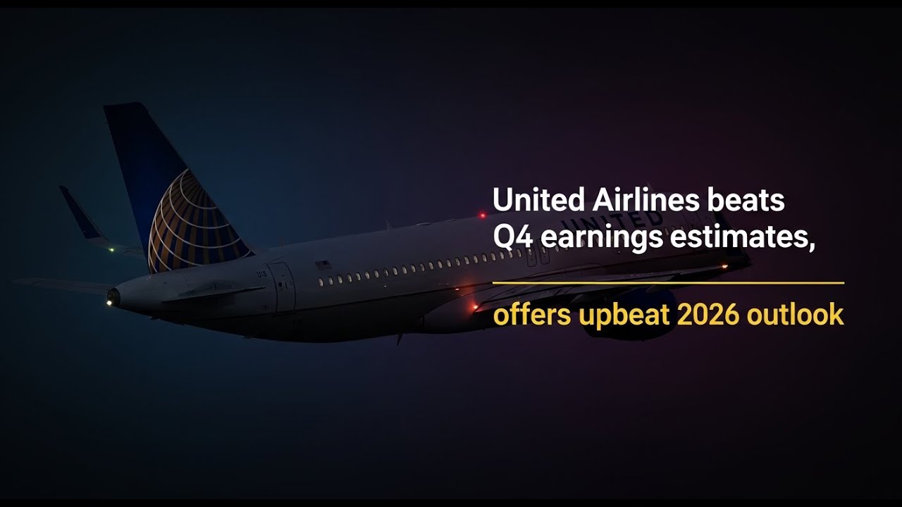 United Airlines beats Q4 earnings estimates, offers upbeat 2026 outlook