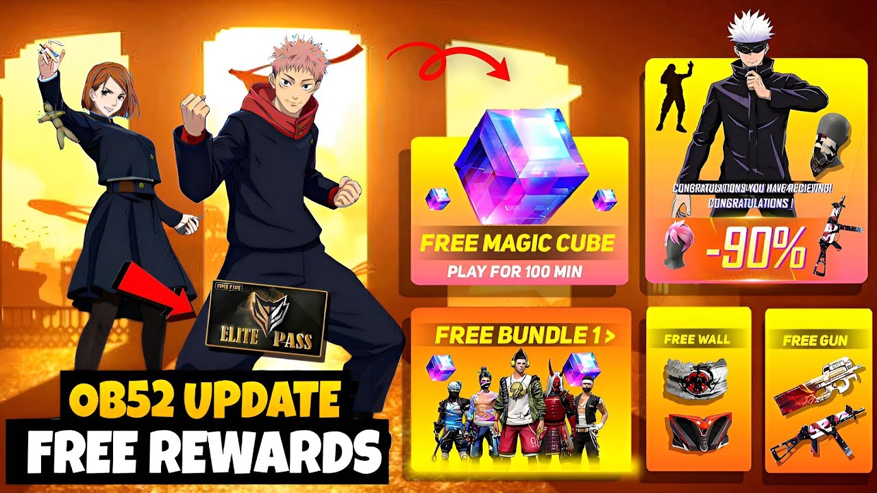 14 January Ob52 Update Free Fire 🔥🤯 | Free Fire New Event | Ff New Event | New Event Free Fire 