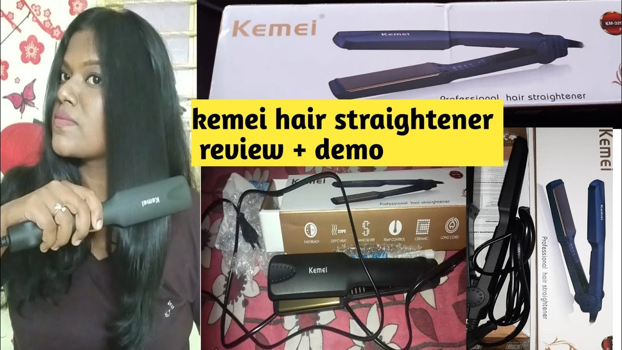 kemei professional hair straightener review in Tamil YouTube