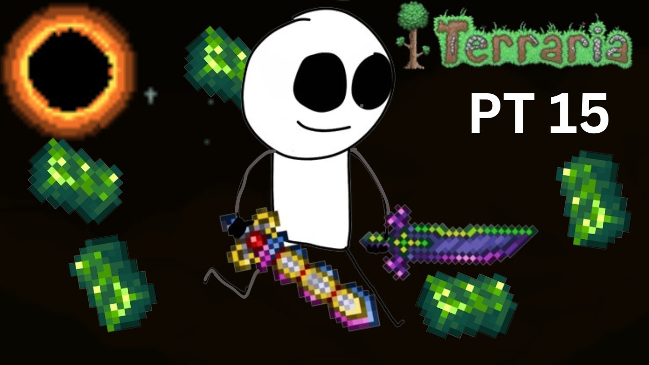 CRAFTING THE TRUE NIGHTS EDGE AND THE TRUE EXCALIBUR!!! (Terraria pt 15)