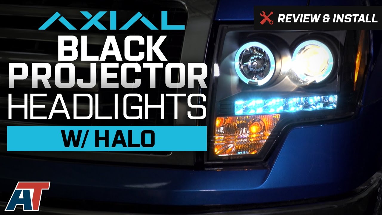 20092014 F150 Axial Black Projector Headlights w/ Halo Review