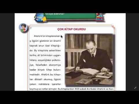 Çok Kitap Okurdu Metni Etkinlikleri 4. Sınıf Türkçe Ders Kitabı
