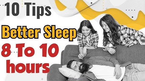 How to sleep better| 10 Tips for Better Sleep Quality #sleep 