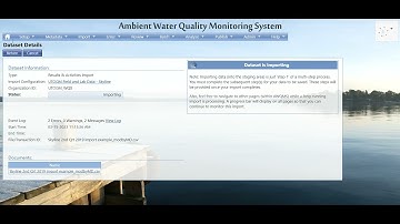 Tutorial: Import Data to Ambient Water Quality Monitoring System (AWQMS)