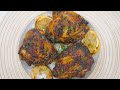 Crispy Lemon Herb Chicken Thighs in the Air Fryer 🍋🔥 So Easy & Delicious!