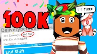 WORKING FOR 100K ON BLOXBURG!!💰| Roblox
