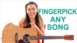 Fingerpick Any Song on the Guitar for Beginners - Easy Fingerpicking Exercises chords