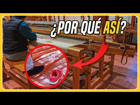 Por qué teje la Lana DESCALZA: El secreto de este Telar de 100 años