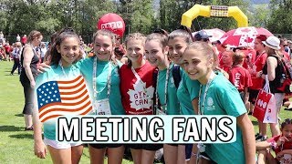 Meeting Fans At World Gymnaestrada Opening Ceremonies, Vlog Day 7