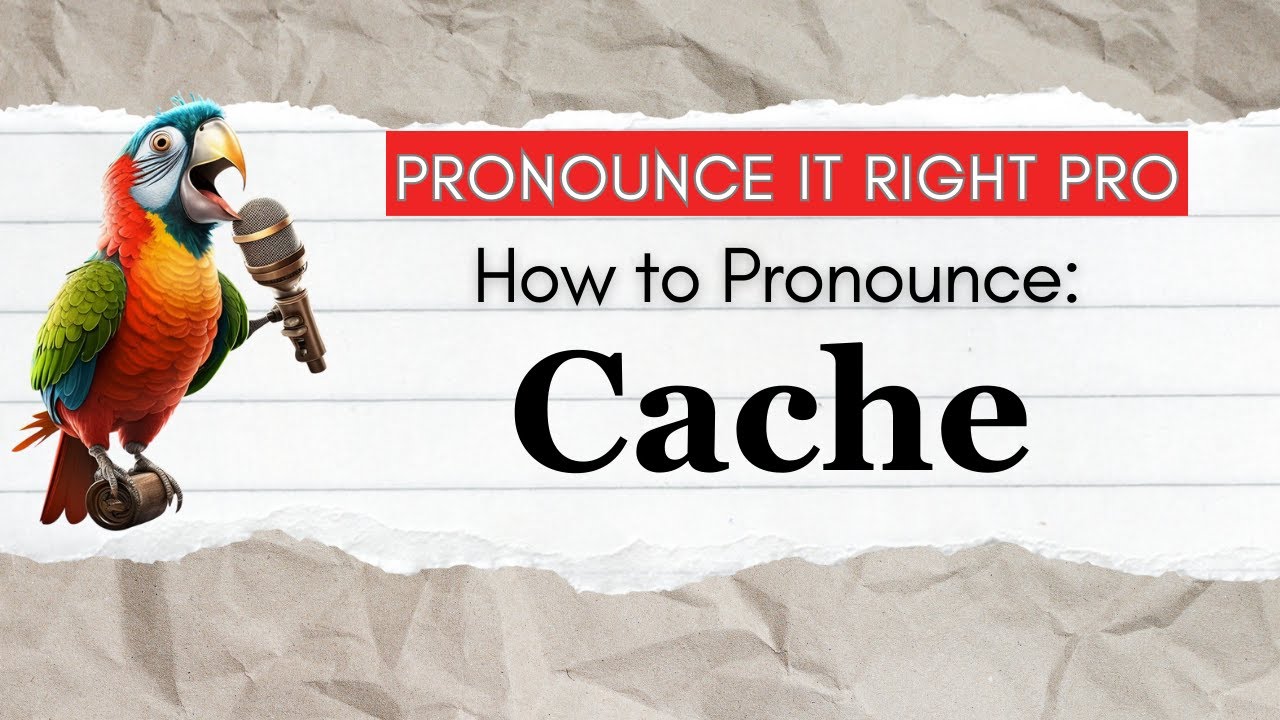 How to Pronounce Cache YouTube