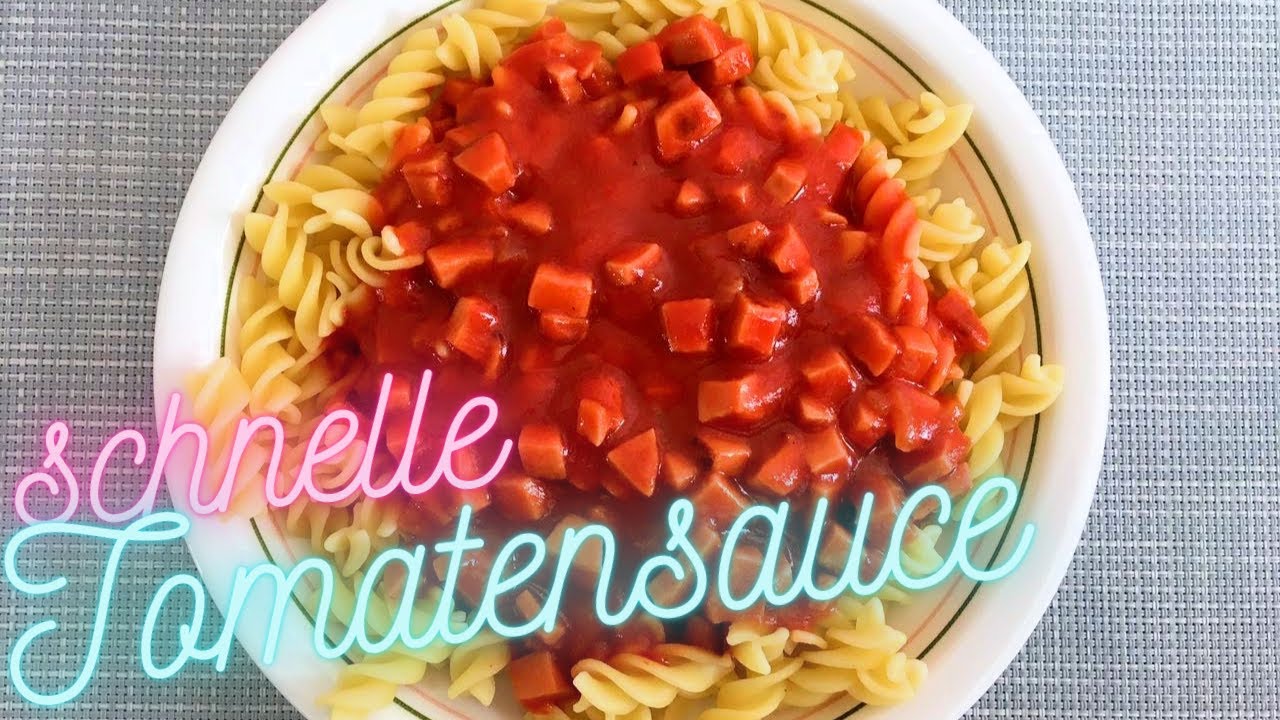 Eine schnelle Ketchupsauce🍝von unserem Großen🧑🏻gekocht, für Kinder die kochen möchten🥰