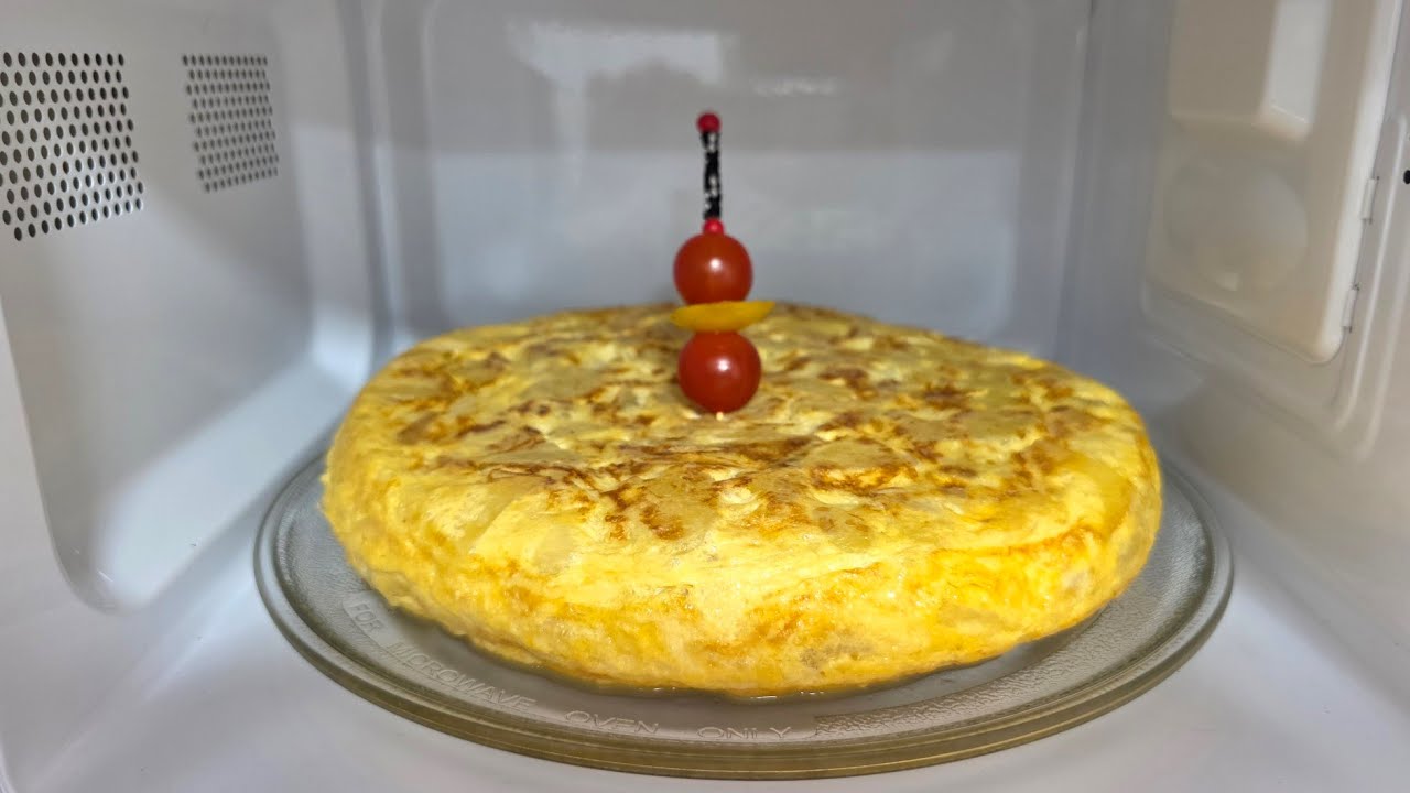 🇪🇦 Tortilla Española ⚽️ en Microondas para Ganar✌️