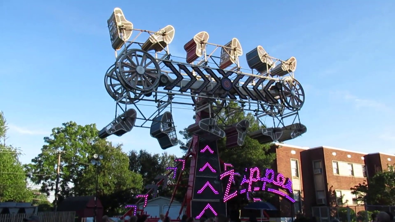Zipper OffRide POV at the 2019 St. Michael's Fair in Levittown, PA