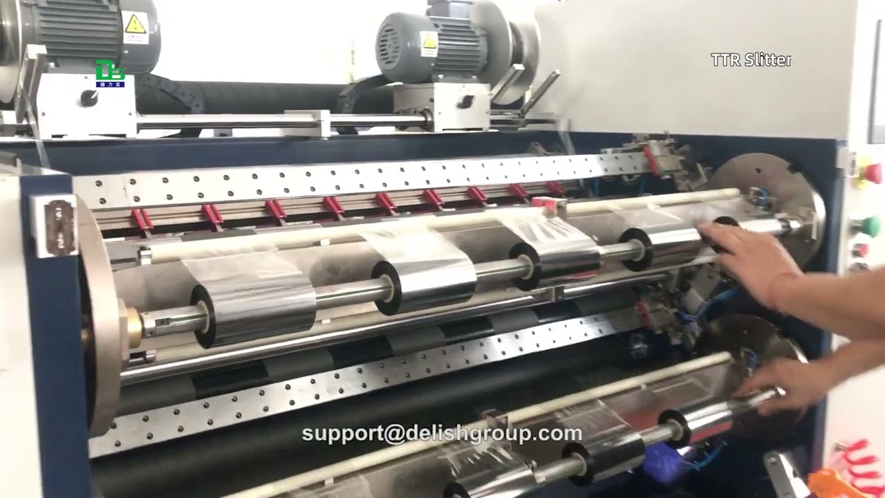 TTR(Thermal Transfer Ribbon) slitting and rewinding machine manufacturer