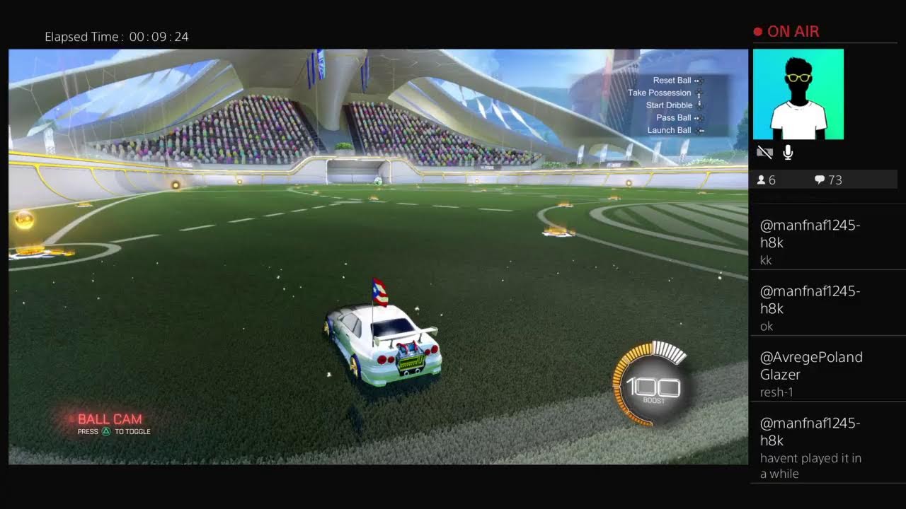 Just Chatting While training Rocket League