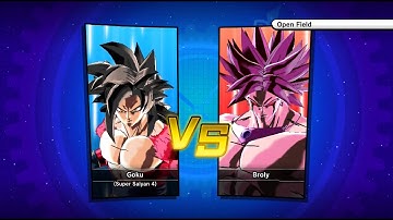 Dragon Ball Xenoverse SSJ4 Goku Vs Evil Broly