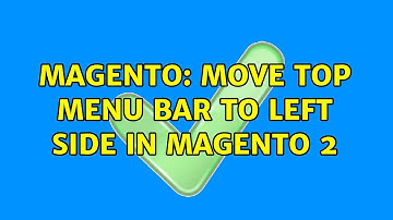 Magento: Move top menu bar to left side in Magento 2