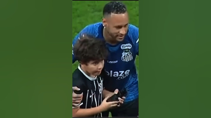 Neto agradece Neymar por tirar foto com seu filho.