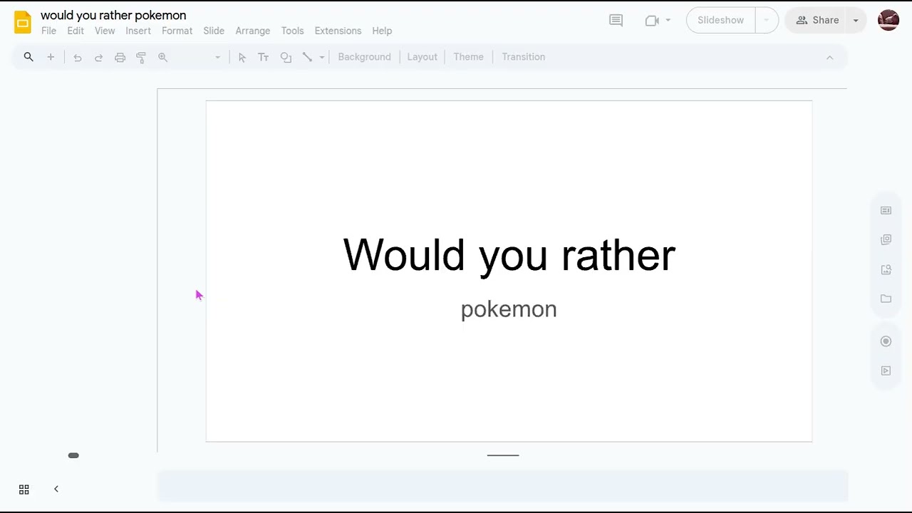 Pokemon would you rather part 1