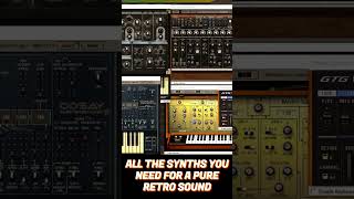 All the Synths you need for a pure Retro Sound