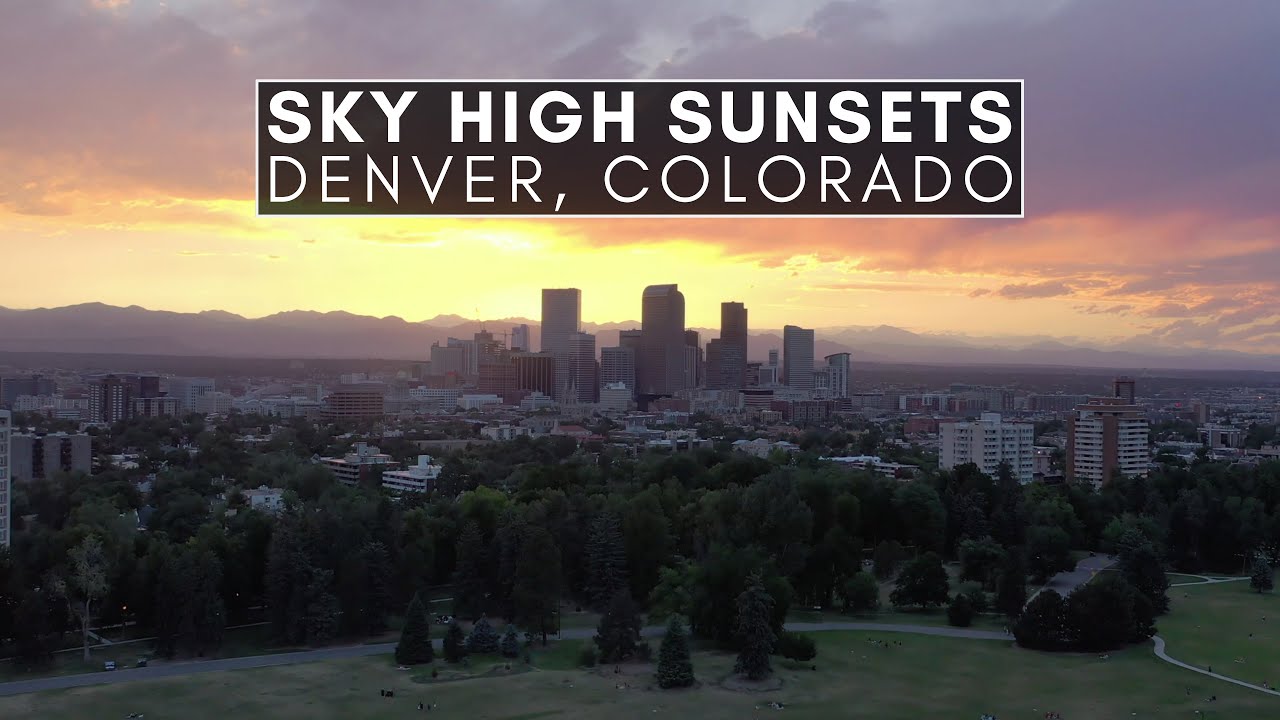 Sky High Sunsets | Denver, Colorado | 4K Drone Footage