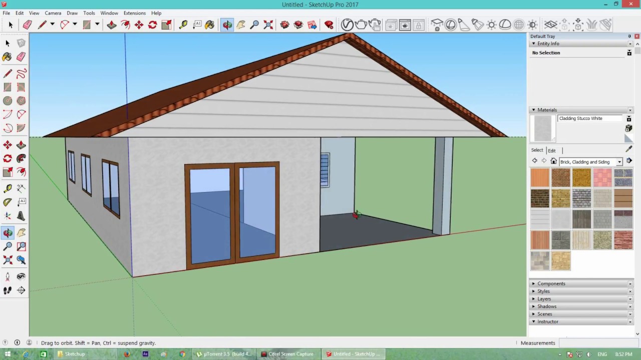 แบบบ้านง่ายๆ ผู้เริ่มต้น-sketchup