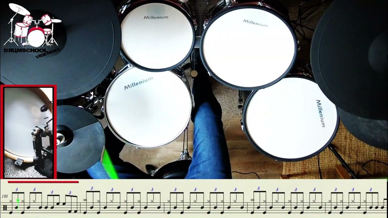 Wolfmother Joker And The Thief Drum Cover, Drum Karaoke, Sheet Music