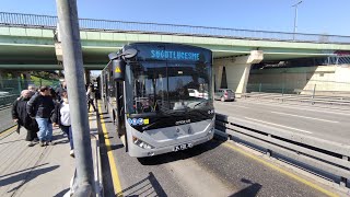 İstanbul'da Metrobüs ile Söğütlüçeşme - Beylikdüzü Arasında Seyahat