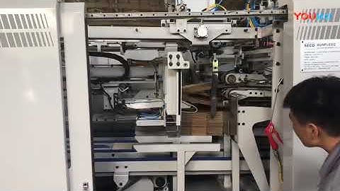 High Speed Flexo Folder Gluer Machine in User Factory FFG920
